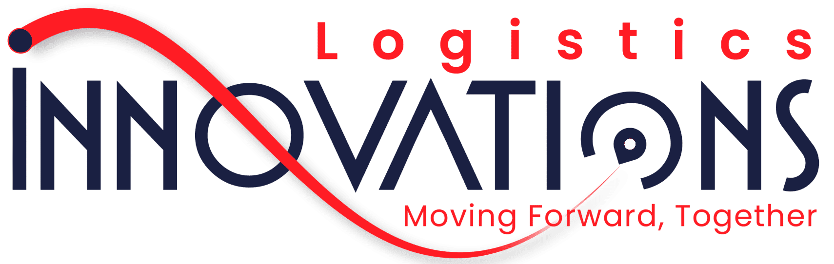 Innovations Logistics company logo with tagline Moving Forward Together