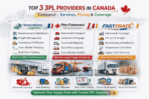 Top 3 3pl providers in Canada