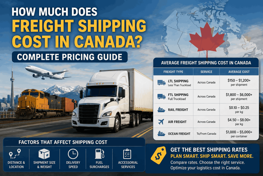 How Much Does Freight Shipping Cost in Canada