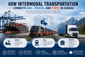 Intermodal Transportation Connects Rail, Trucks, and Ports