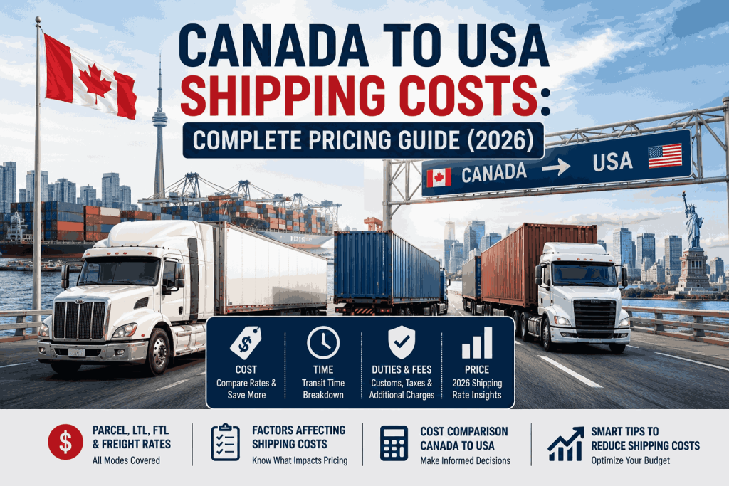 Canada to USA Shipping Costs