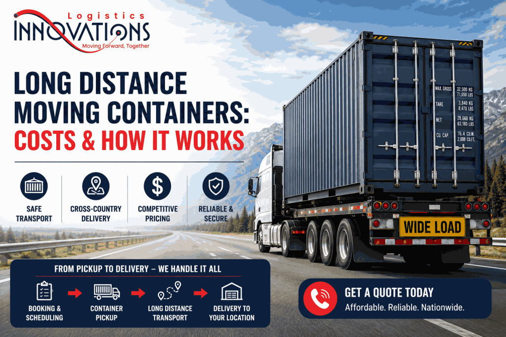 long distance moving container